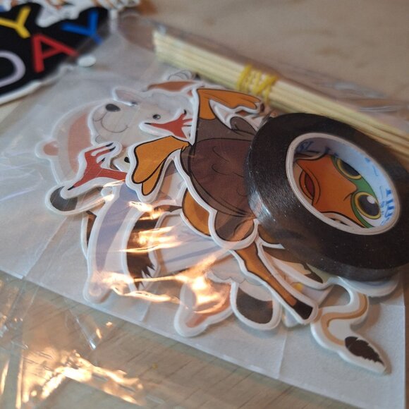 Barnyard Themed Birthday Party Decoration Kit Animals Banner Cup Cake Toppers - Picture 8 of 8